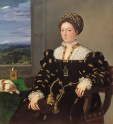Retrato de Eleonora Gonzaga della Rovere, 1536